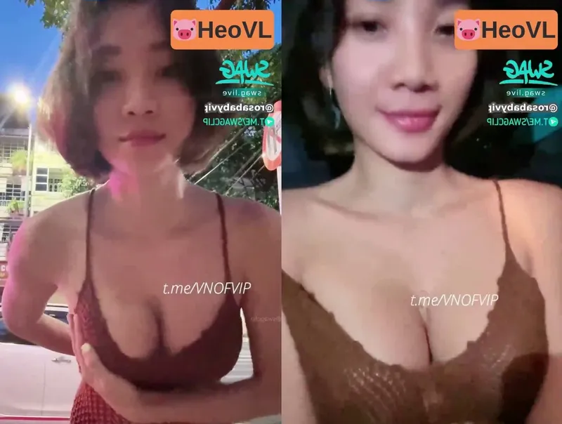 Em rosababy vú ngon chụp hình, thay đồ ngoài phố